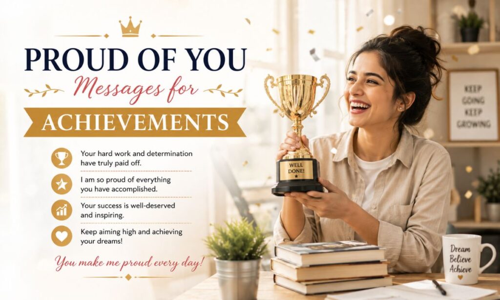 Proud of You Messages for Achievements