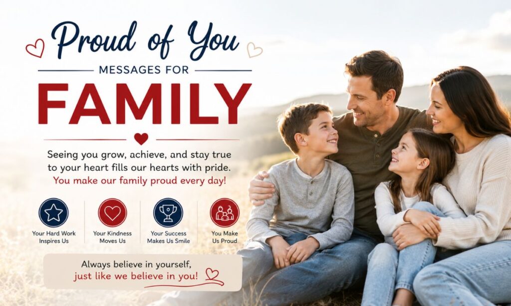 Proud of You Messages for Family