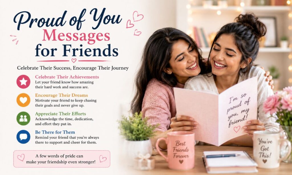 Proud of You Messages for Friends