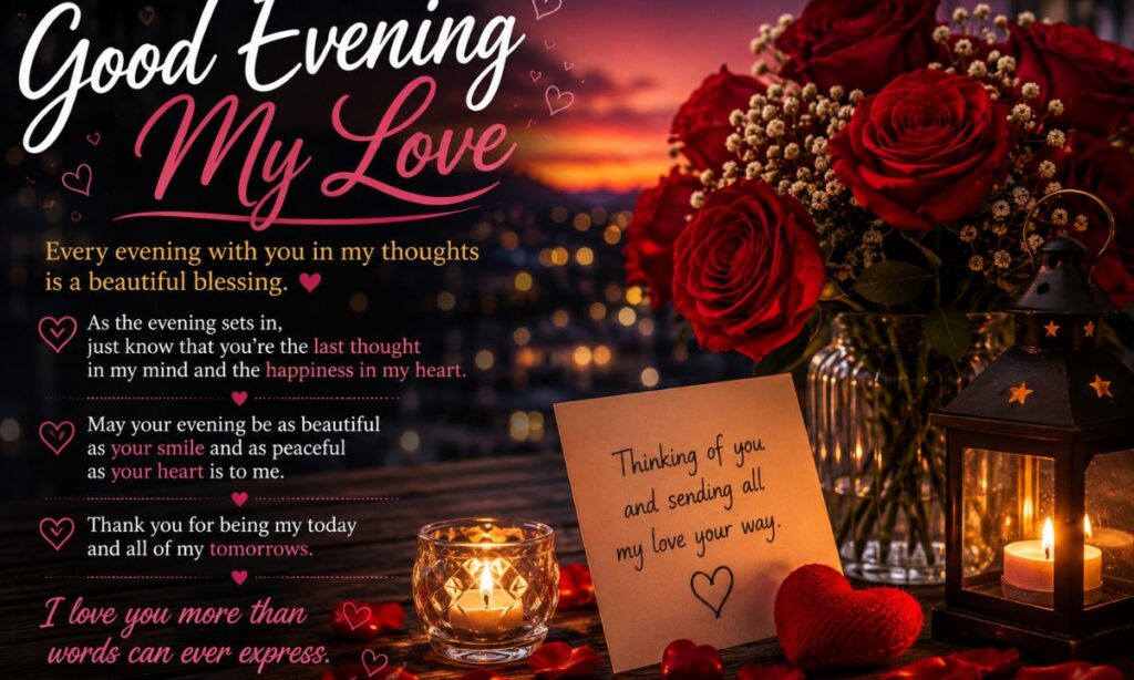 Romantic Good Evening Love Messages for Her