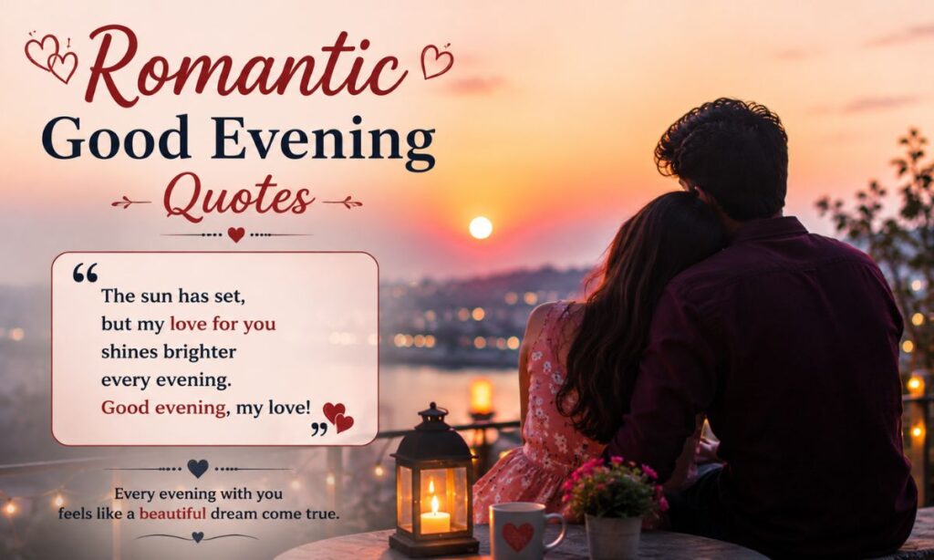 Romantic Good Evening Quotes