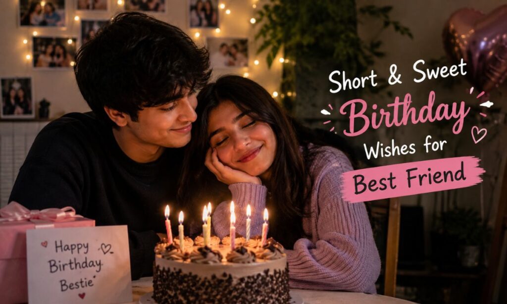 Short & Sweet Birthday Wishes for Best Friend