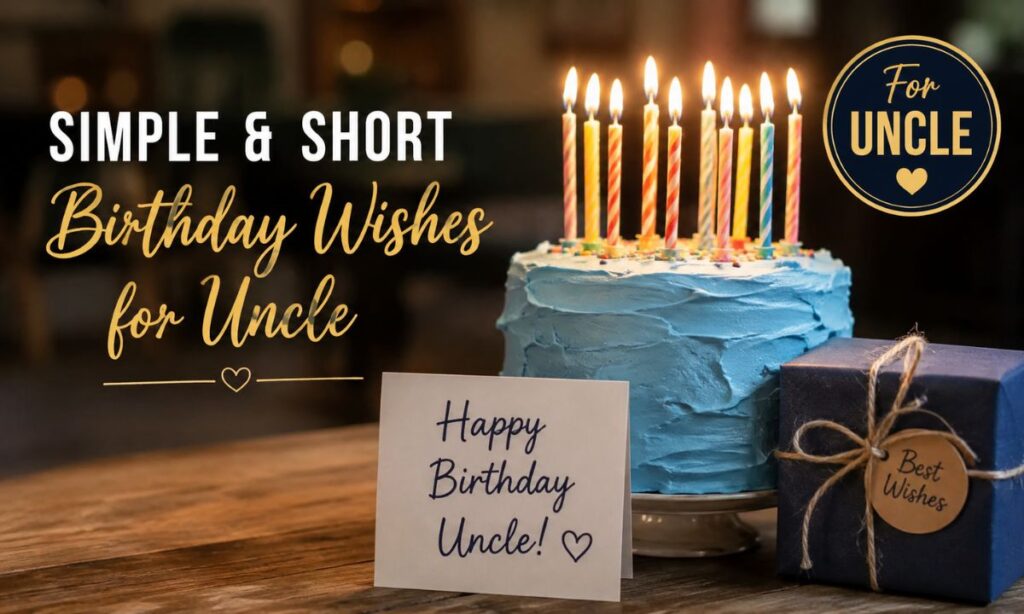 Simple & Short Birthday Wishes for Uncle
