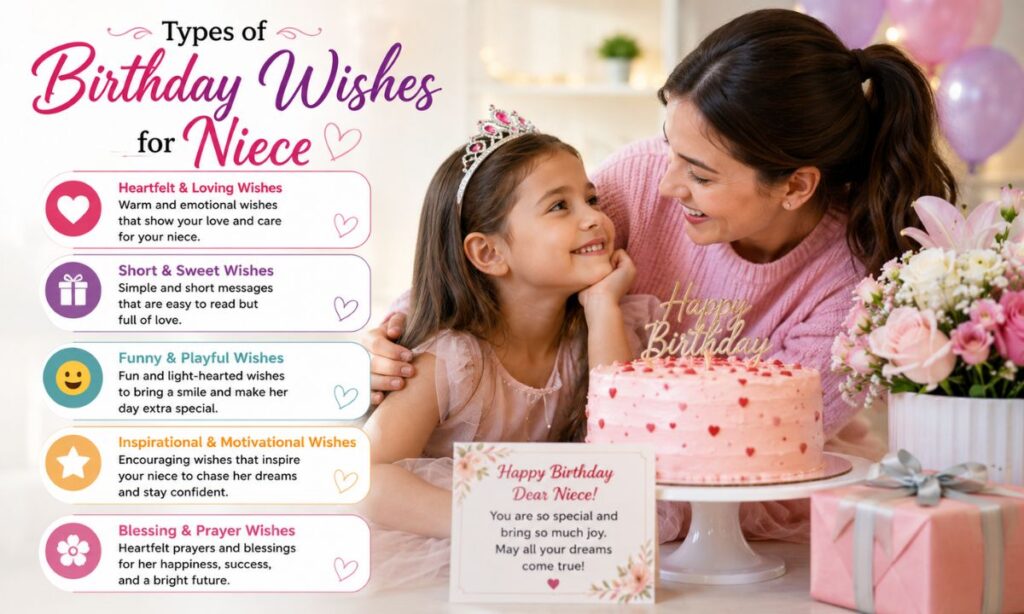 Types of Birthday Wishes for Niece