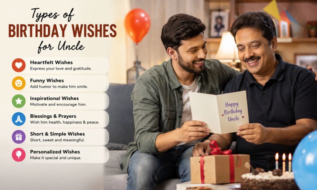 Types of Birthday Wishes for Uncle