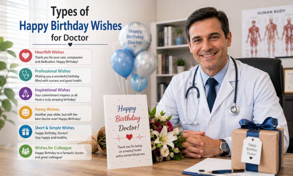 Types of Happy Birthday Wishes for Doctor