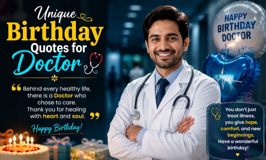Unique Birthday Quotes for Doctor