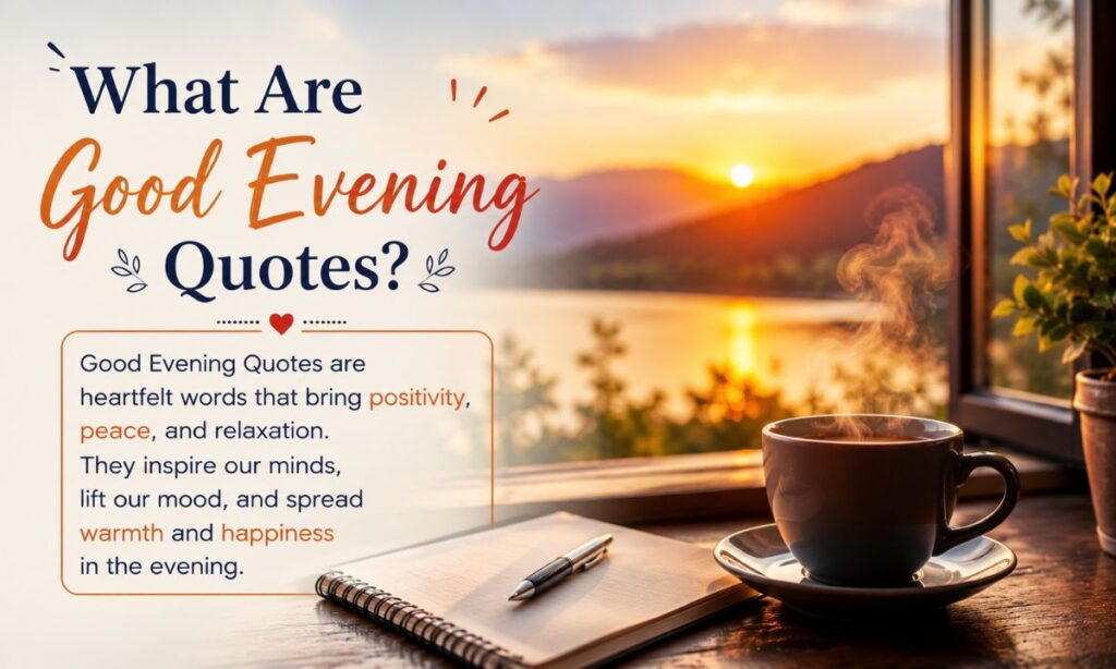 What Are Good Evening Quotes