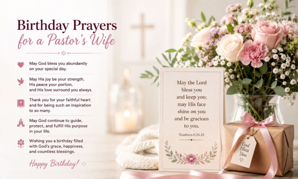 Birthday Prayers for a Pastor’s Wife