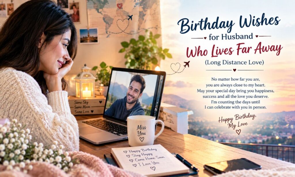 Birthday Wishes for Husband Who Lives Far Away (Long Distance Love)
