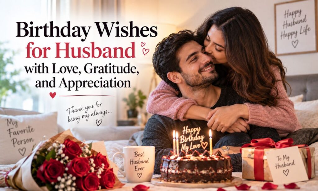 Birthday Wishes for Husband with Love, Gratitude, and Appreciation