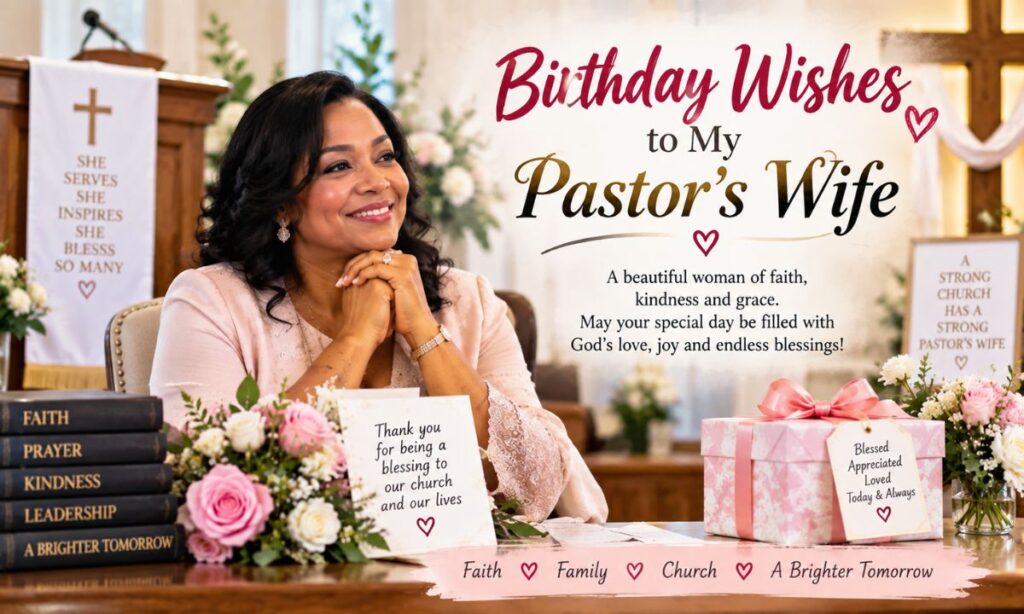 Birthday Wishes to My Pastor’s Wife