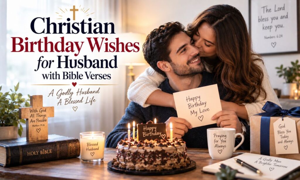 Christian Birthday Wishes for Husband with Bible Verses
