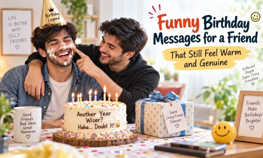 Funny Birthday Messages for a Friend That Still Feel Warm and Genuine