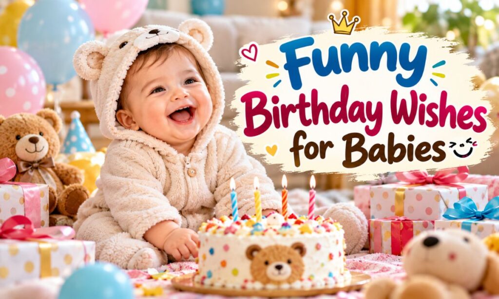 Funny Birthday Wishes for Babies