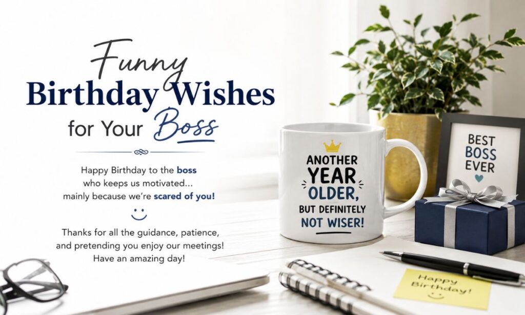Funny Birthday Wishes for Your Boss
