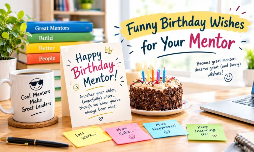 Funny Birthday Wishes for Your Mentor