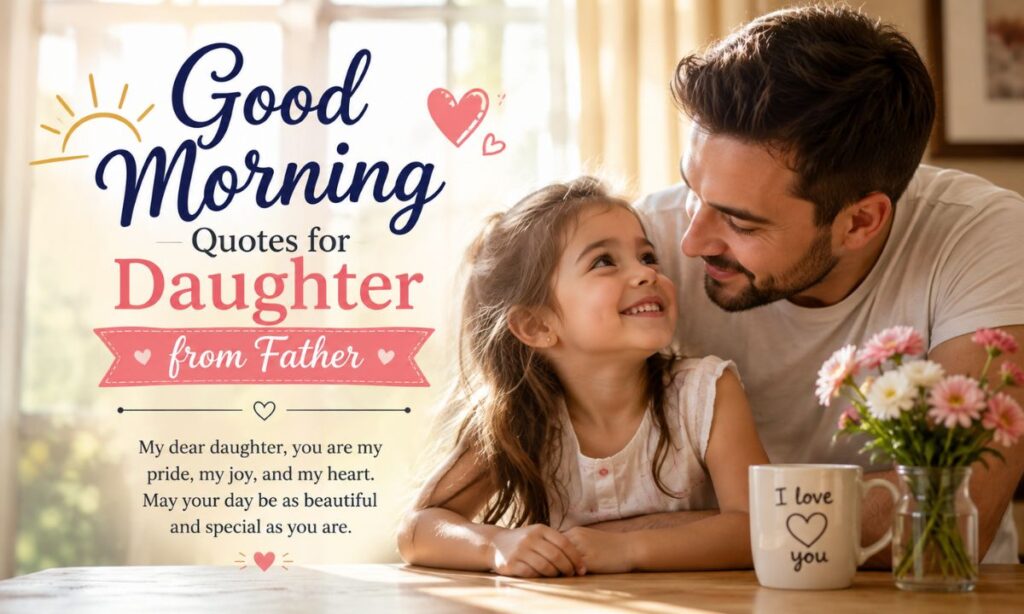 Good Morning Quotes for Daughter from Father