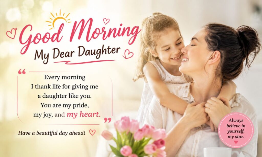 Heart-touching Good Morning Quotes for Daughter
