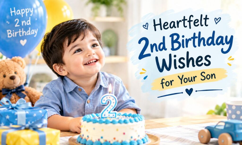Heartfelt 2nd Birthday Wishes for Your Son