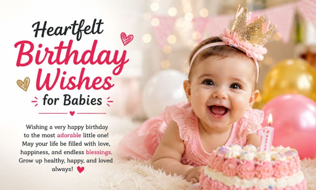 Heartfelt Birthday Wishes for Babies