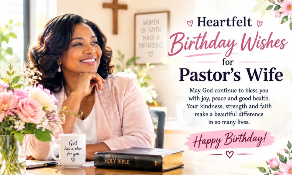 Heartfelt Birthday Wishes for Pastor’s Wife