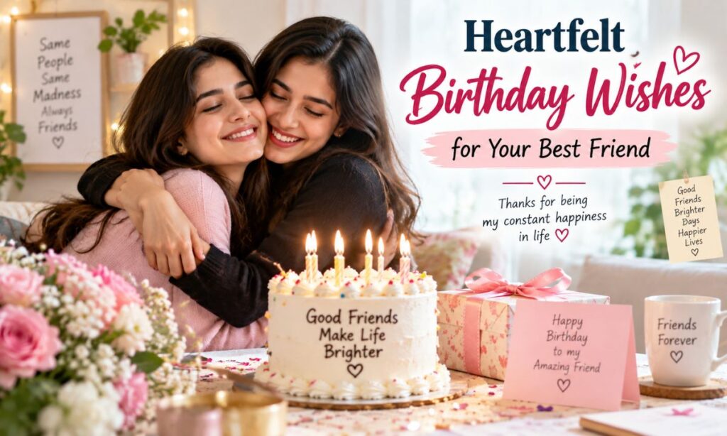 Heartfelt Birthday Wishes for Your Best Friend
