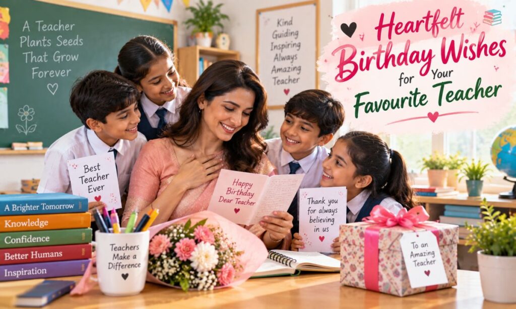 Heartfelt Birthday Wishes for Your Favourite Teacher (1)