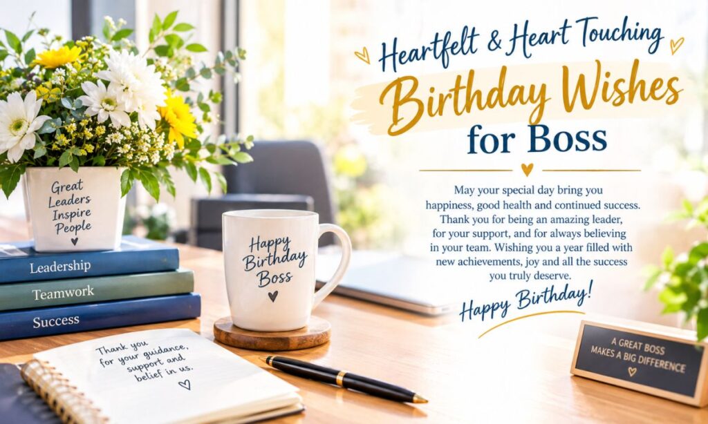 Heartfelt & Heart Touching Birthday Wishes for Boss
