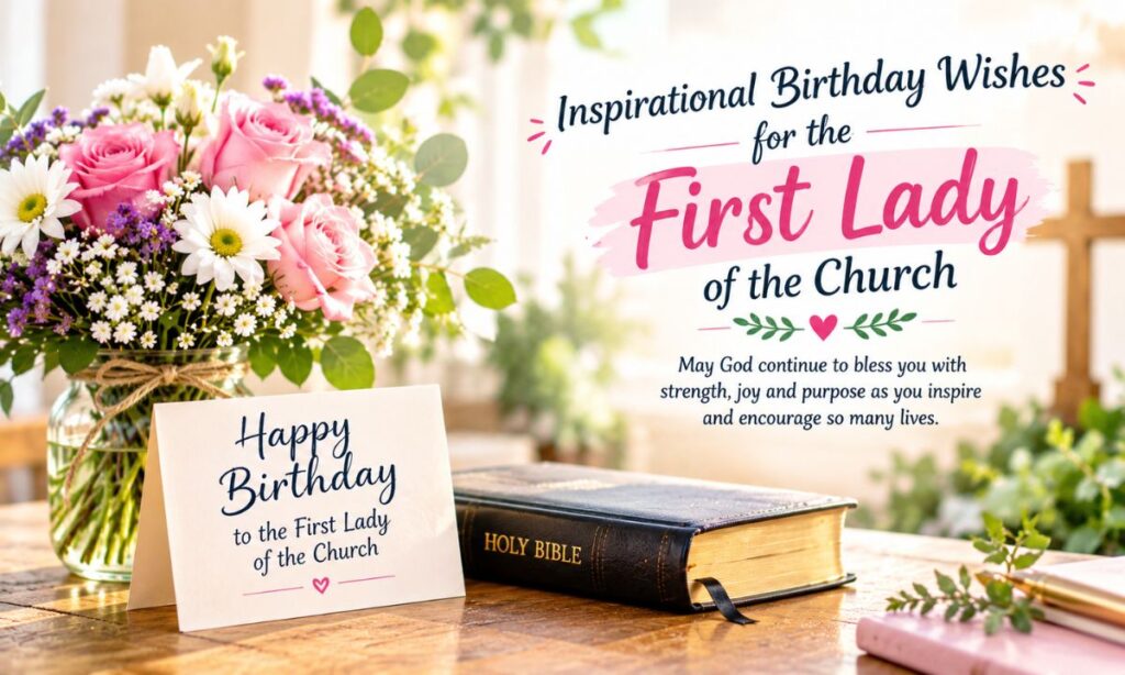 Inspirational Birthday Wishes for the First Lady of the Church