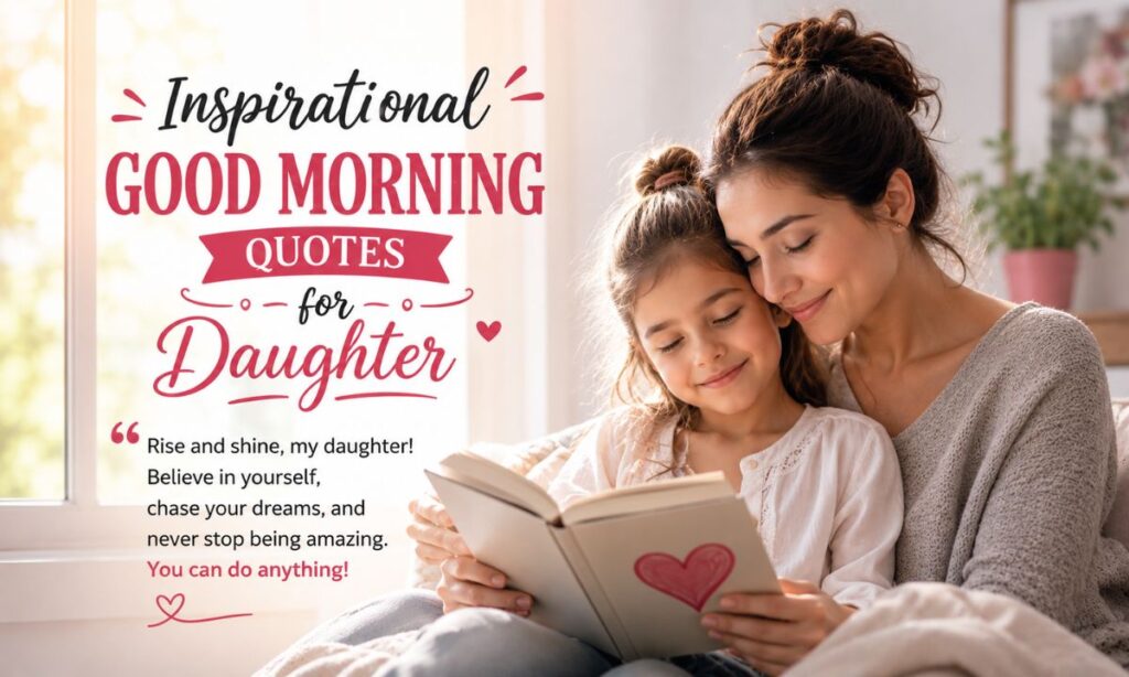 Inspirational Good Morning Quotes for Daughter