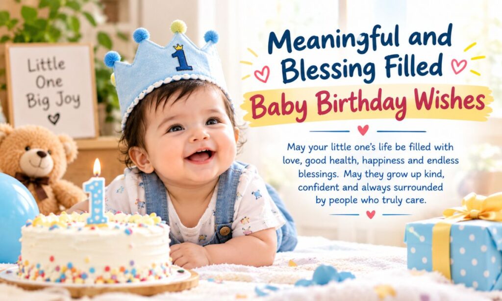 Meaningful and Blessing Filled Baby Birthday Wishes