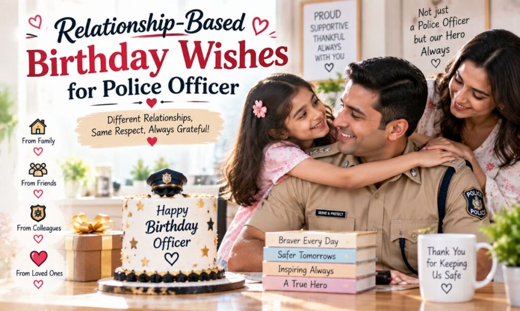 Relationship-Based Birthday Wishes for Police Officer