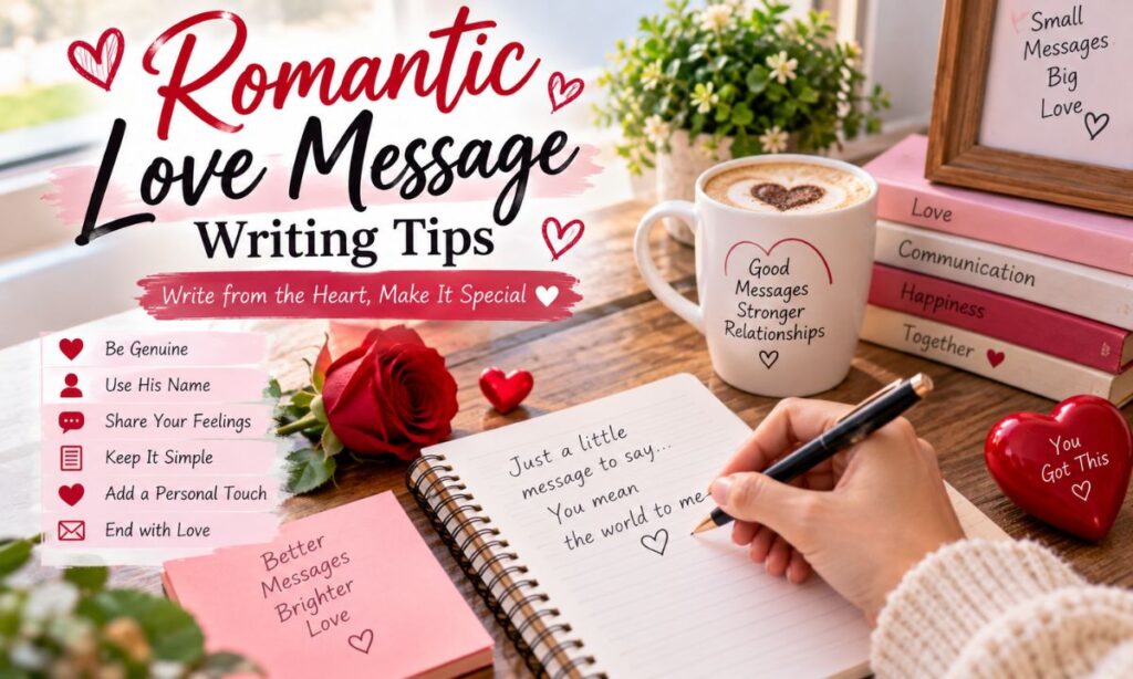 Romantic Love Message Writing Tips