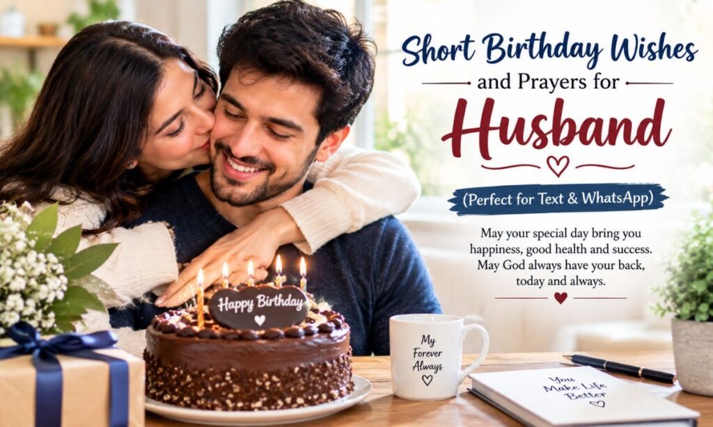 Short Birthday Wishes and Prayers for Husband (Perfect for Text & WhatsApp)