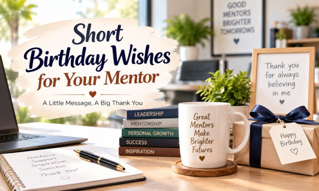 Short Birthday Wishes for Your Mentor