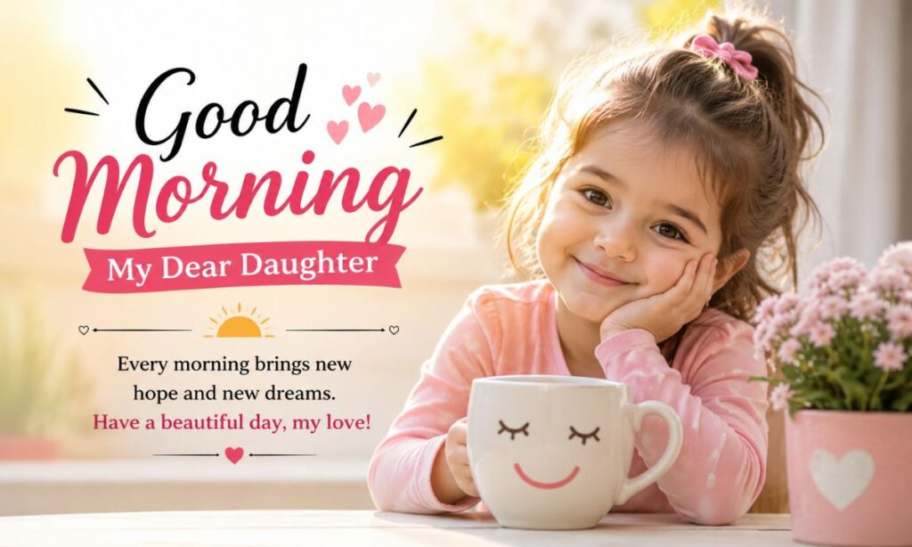 Short Good Morning Quotes for Daughter