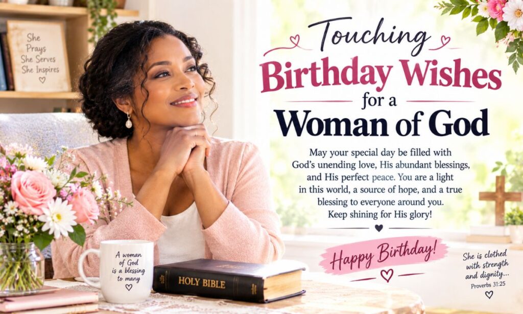 Touching Birthday Wishes for a Woman of God