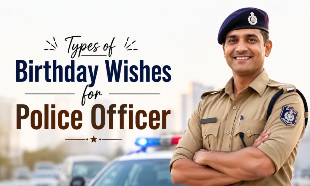 Types of Birthday Wishes for Police Officer