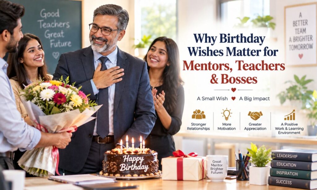 Why Birthday Wishes Matter for Mentors, Teachers & Bosses