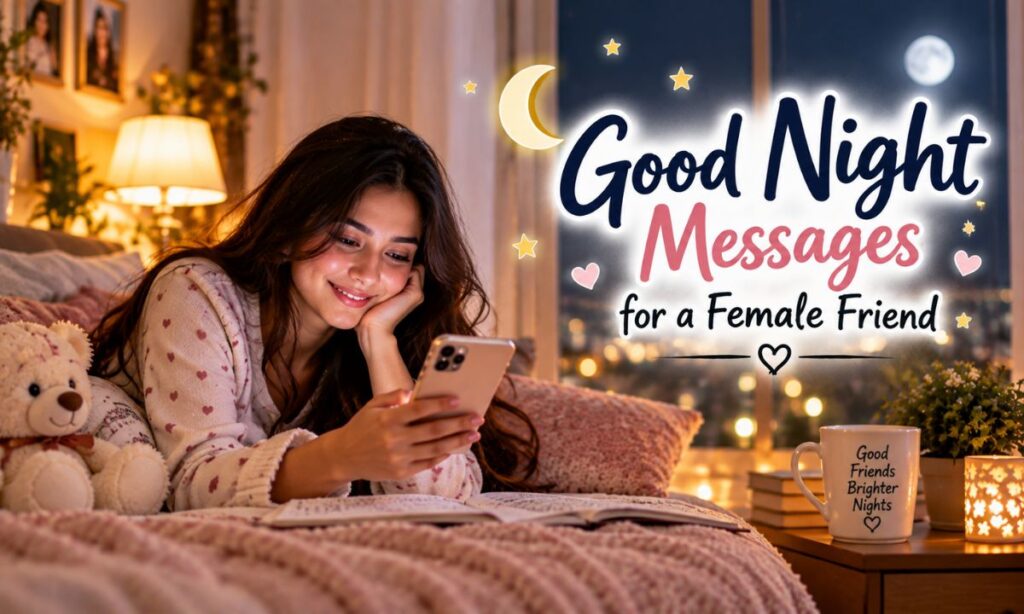 Good Night Messages for a Female Friend