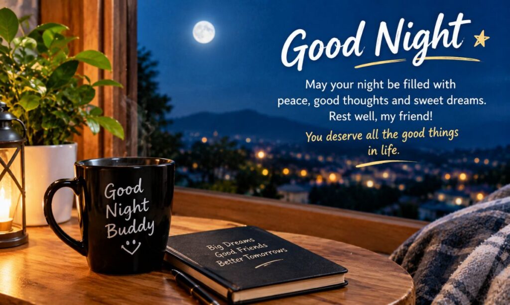 Good Night Messages for a Male Friend