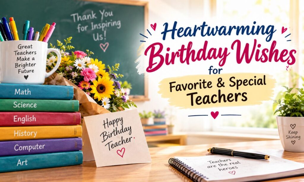 Heartwarming Birthday Wishes for Favorite & Special Teachers (1)