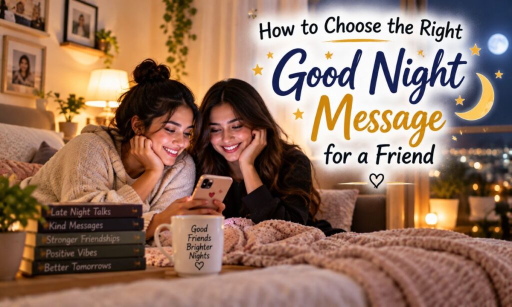 How to Choose the Right Good Night Message for a Friend