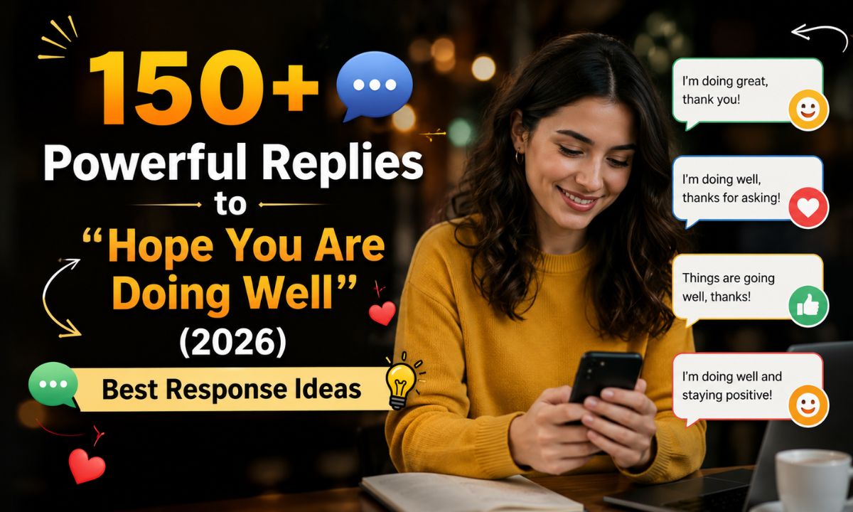 150+ Powerful Replies to “Hope You Are Doing Well” (2026) Best Response Ideas 
