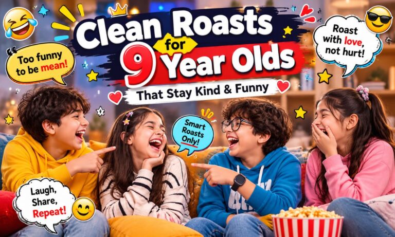 Roasts for 9 Year Olds