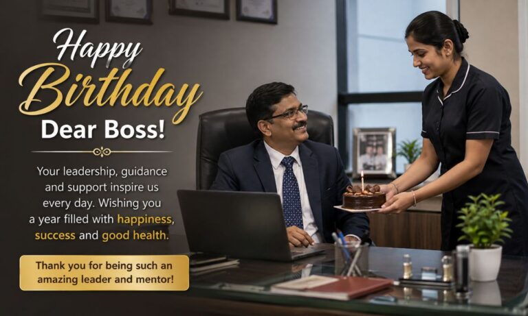 70+ Unique Happy Birthday Wishes for Boss (2026) Professional & Heart Touching