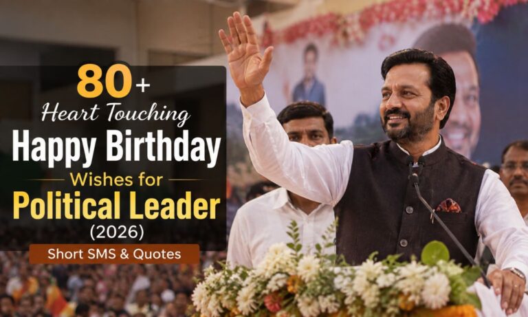 80+ Heart Touching Happy Birthday Wishes for Political Leader (2026) Short SMS & Quotes