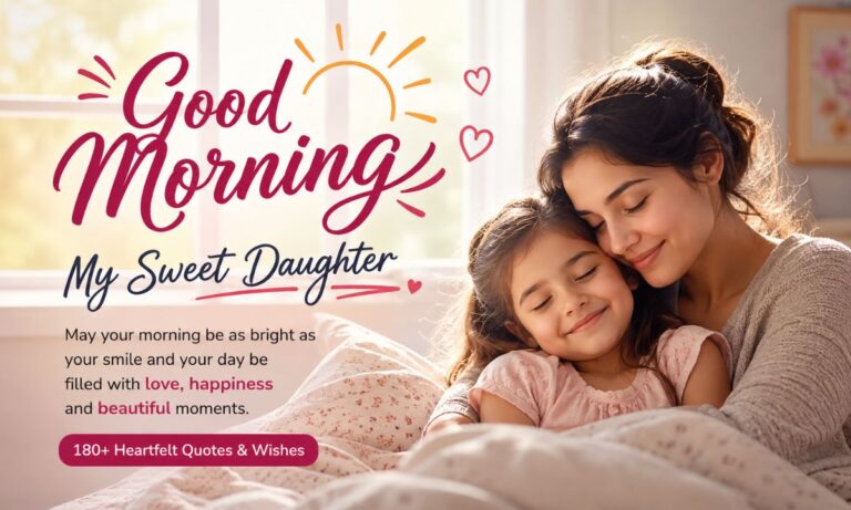 180+ Good Morning Quotes for Daughter Full of Love, Happiness & Sweet Wishes (2026)