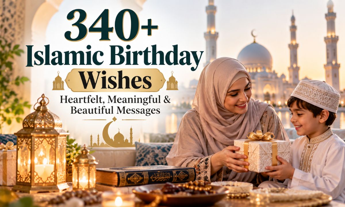 340+ Islamic Birthday Wishes – Heartfelt, Meaningful & Beautiful Messages